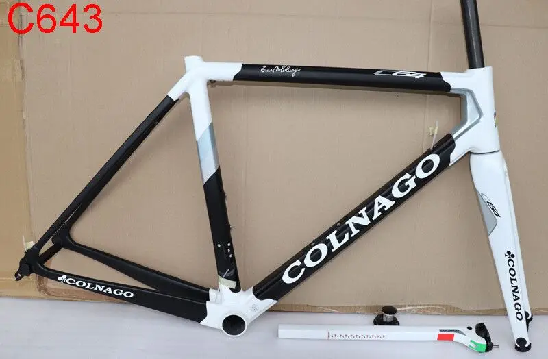Colnago C64 углеродный шоссейный велосипед рама прямое Крепление тормоза, углеродный руль для велосипеда рамка, больше цветов доступны дороги углерода Комплект
