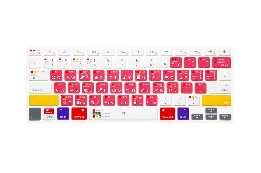 Силиконовый чехол для клавиатуры Macbook Air Pro Retina 13 3 15 4 17 G6|Чехлы клавиатуры| |