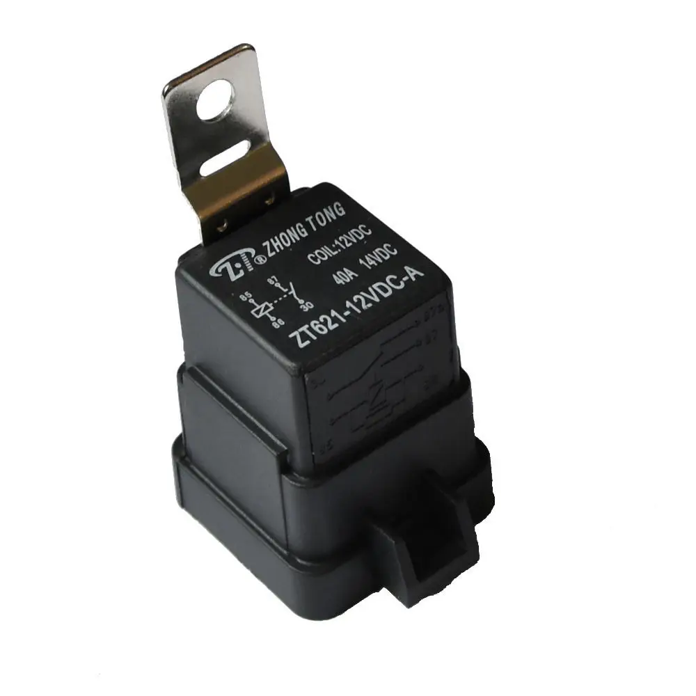 EE support 5Pcs Car Truck 12V 40A SPST Relay Socket Plug 4Pin 4 Wire Waterproof Seal Iron | Автомобили и мотоциклы