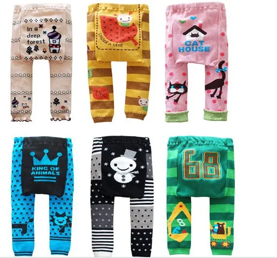 cotton infant baby pants spring kids PP children legging Knitted trousers KZ13 |