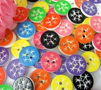 600pcs mix color snowflake sew through resin buttonsnowflake two holes buttonschildren button 13mm flatback cabs beads d25