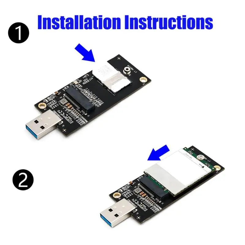 NGFF M.2 ключ B к USB 3,0 адаптер Райзер платы Настольный ПК добавить на карту с сим 6pin слот для карт