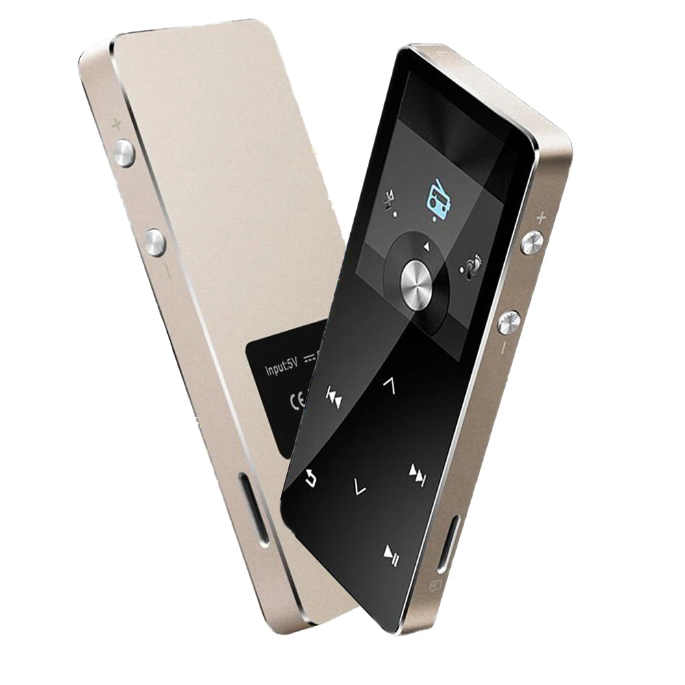 2018 новейшая HIFI Bluetooth MP3 плеер 8 ГБ 1 дюйма Экран Touch ключ плеера fm-радио видео спорт