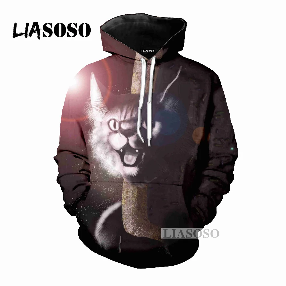 LIASOSO 2019 последней моде fantasy lightning кошки с капюшоном обувь для мужчин и женщин 3D