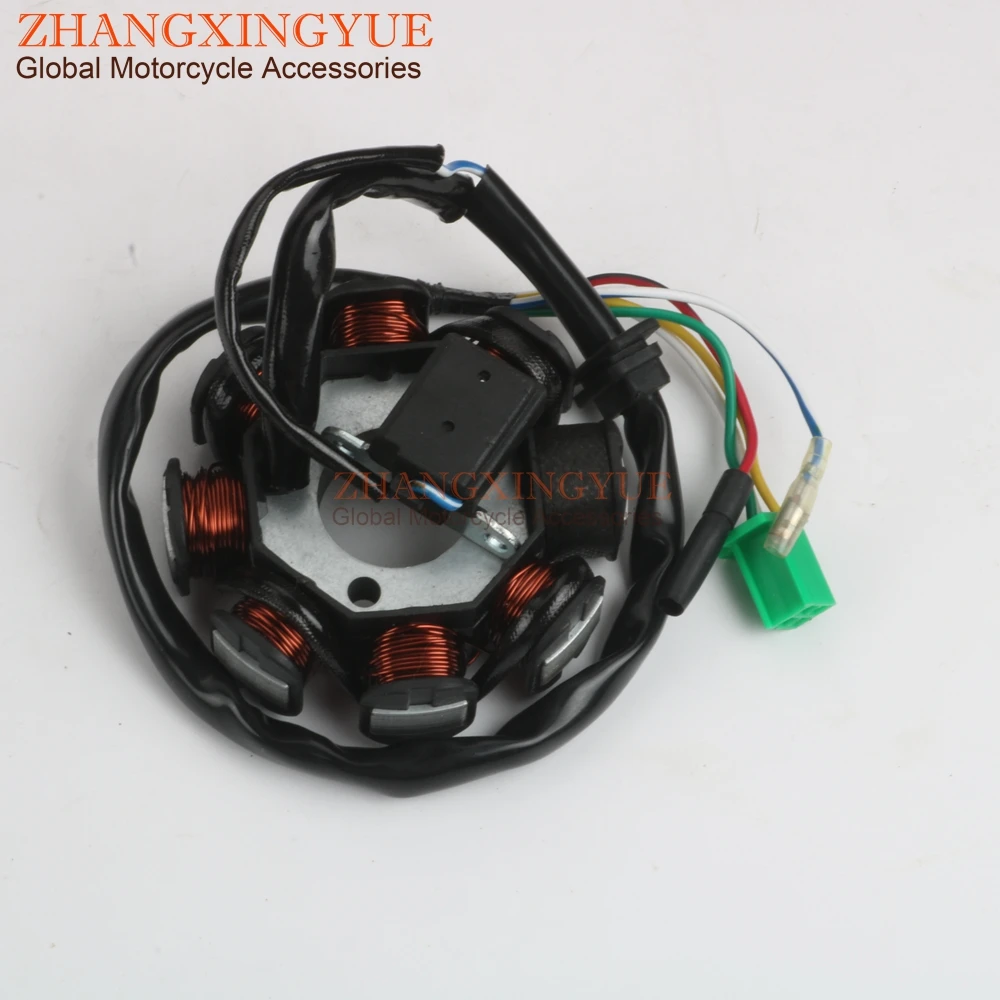 Скутер статор 6-8 полюс катушки для LONGJIA LJ125T GY6 125/150 152QMI 157QMJ 4-тактный |