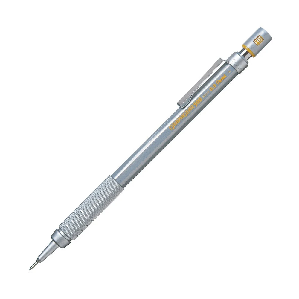 Pentel 0,3/0,5/0,7/0,9 мм рисунок автоматического карандаша низкий центр тяжести, металл, товары для рукоделия активности карандаш - Цвет: 1pcs 0.9mm