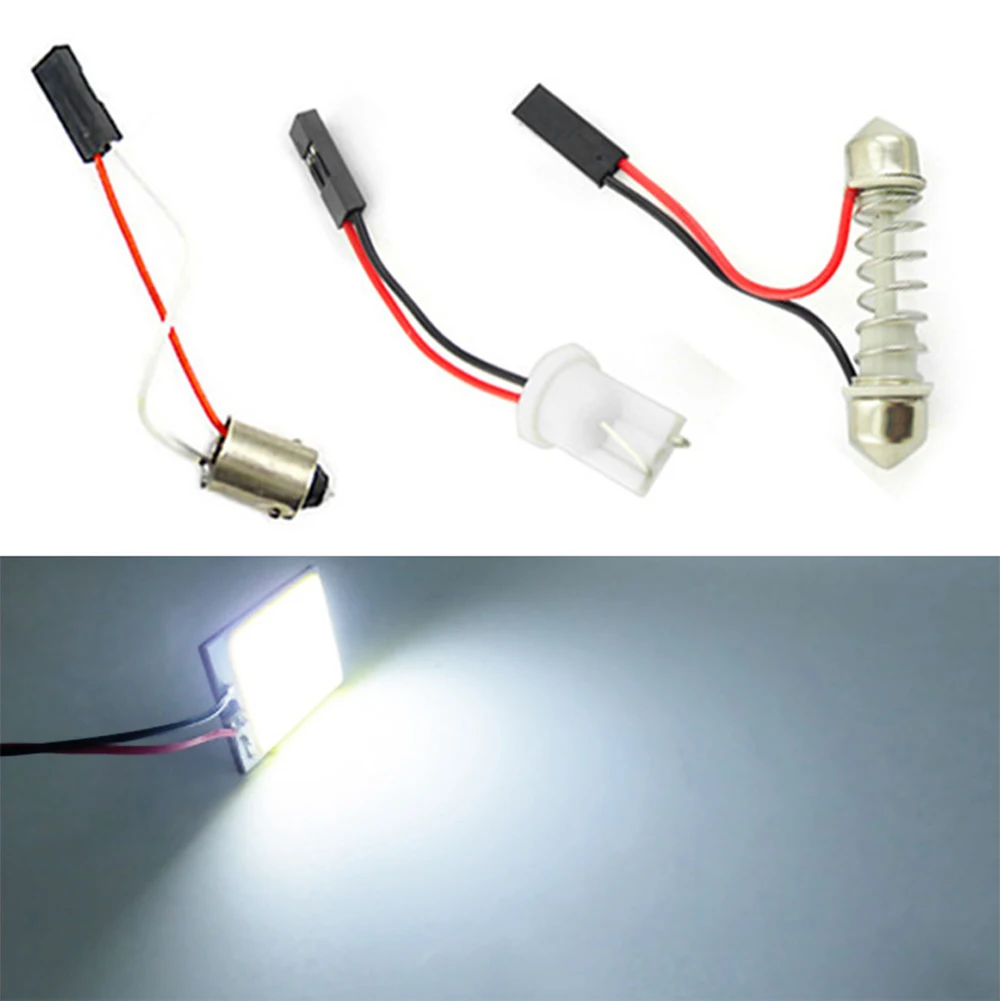 Car Reading Light T10 Double-pointed BA9s LED License Plate COB Chip Cabin Board 36SMD Panel | Автомобили и мотоциклы