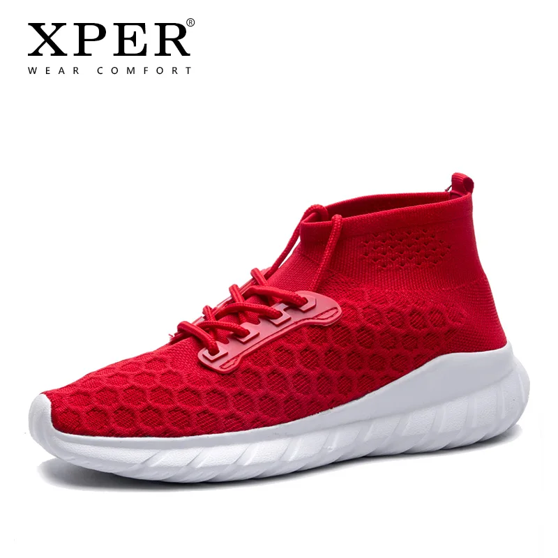 XPER/брендовые модные белые кроссовки Мужская дышащая повседневная обувь удобная
