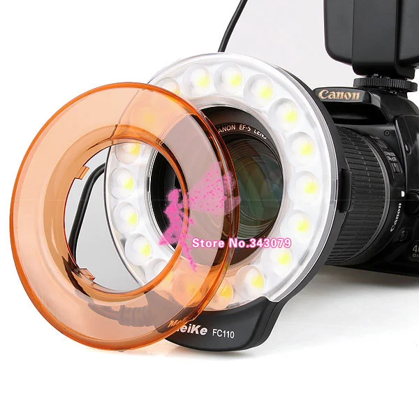 Бесплатная доставка FC 110 светодиодная Макросъемка для Canon Nikon Olympus Pentax DSLR