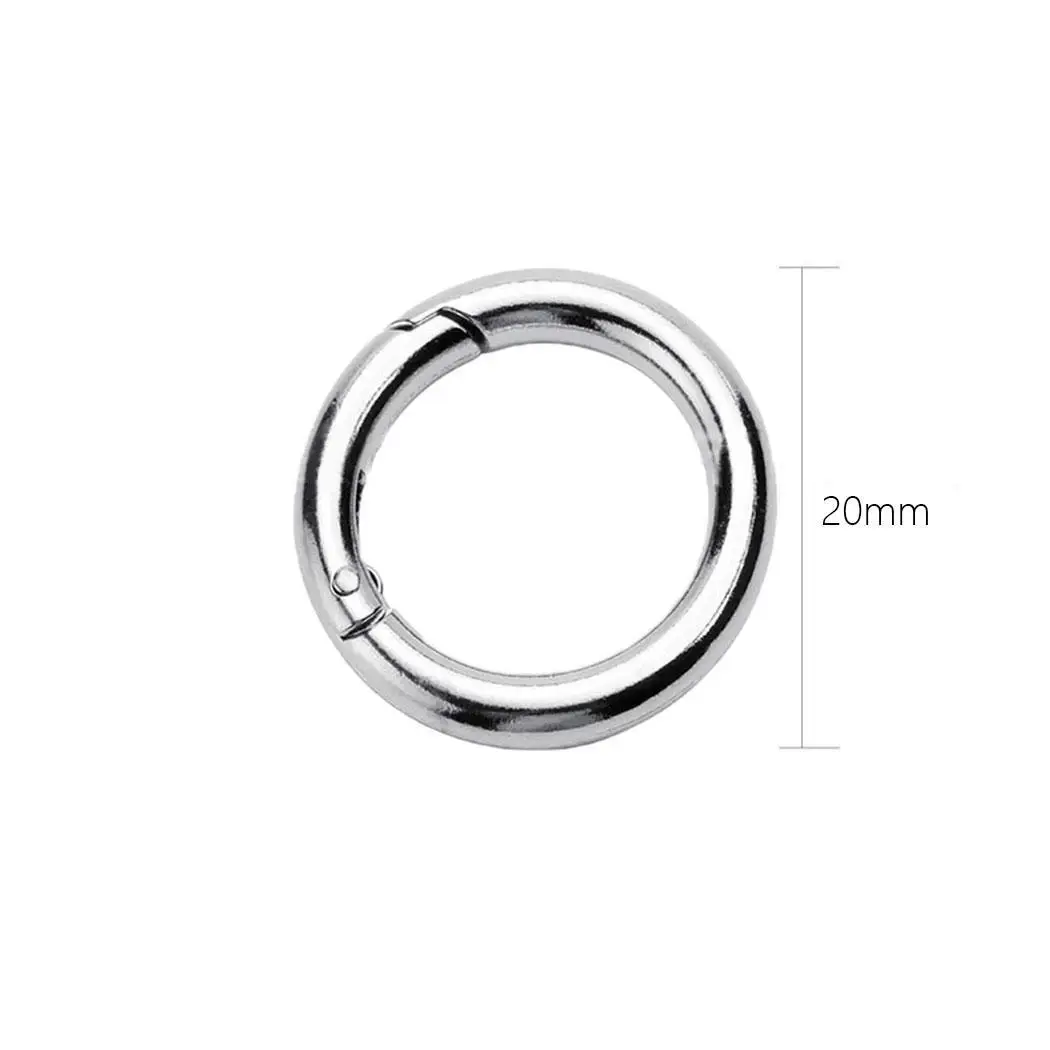 O Ring кошельки сумки круглый пусковой крючок Покрытие брелок оснастки крючки