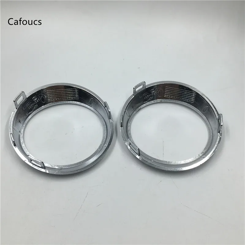 Cafoucs туман светильник покрытие хромом кольцо Накладка для Mercedes Benz W251 R280 R300 R320 R350 R400 R500 R63 AMG