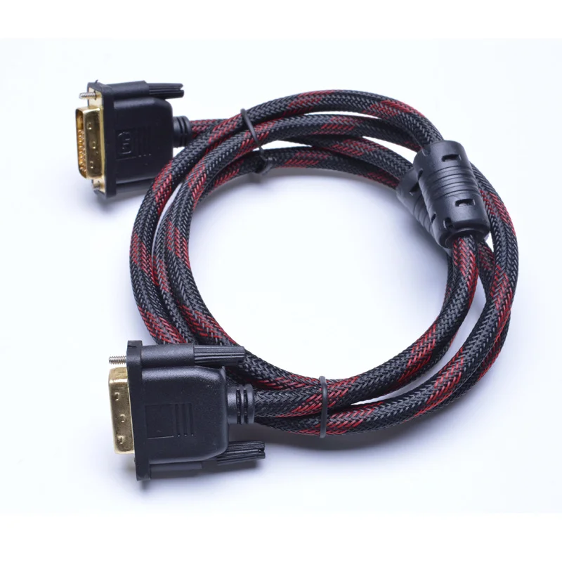 1080P Кабель DVI 24+1 Pin мужской - 1,5 м адаптер высокой скорости для проектора, ноутбука, телевизора, ЖК-монитора, DVD-плеера, HDTV и XBOX.