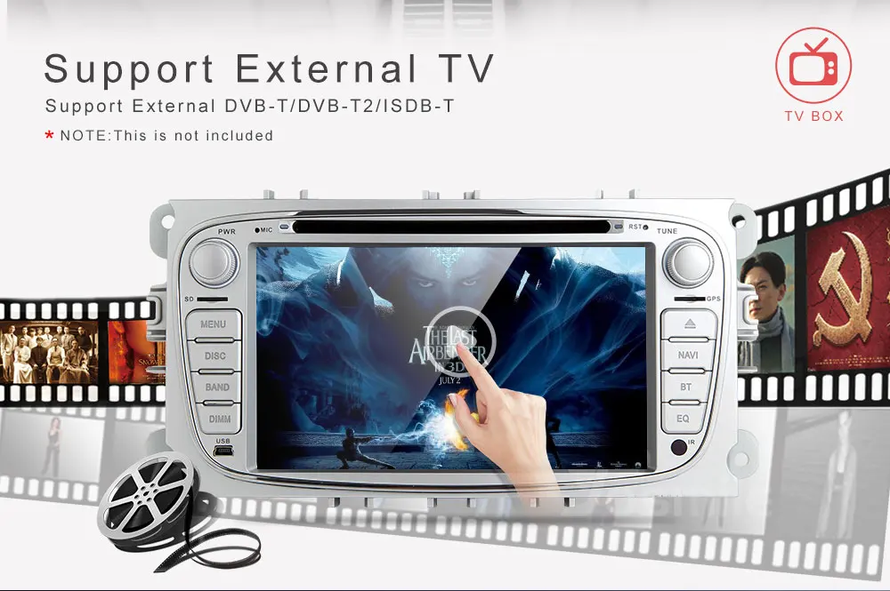 Android 8,1 2 din автомагнитола dvd-плеер для Ford Focus 2 Mondeo 4 C-Max S-Max Kuga Galaxy Transit Подключите мультимедийную навигацию