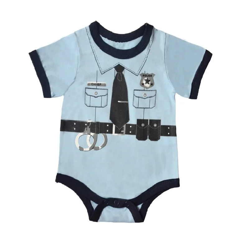 2017 Летние Боди из 100% хлопка для маленьких мальчиков серая цельная Одежда черный