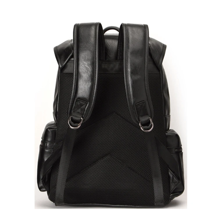 Рюкзак мужской кожаный Модный лагерь в Корейском стиле портфель для ноутбука и