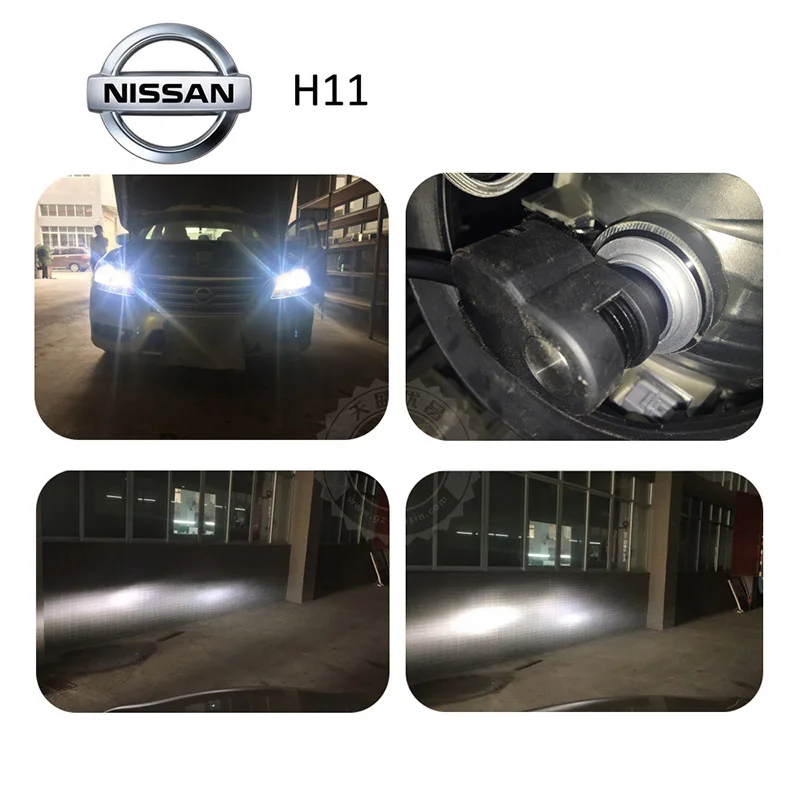 TINSIN LIGHTING новейший продукт Turbine5 H8 H9 H11 Комплект преобразования светодиодных фар 60