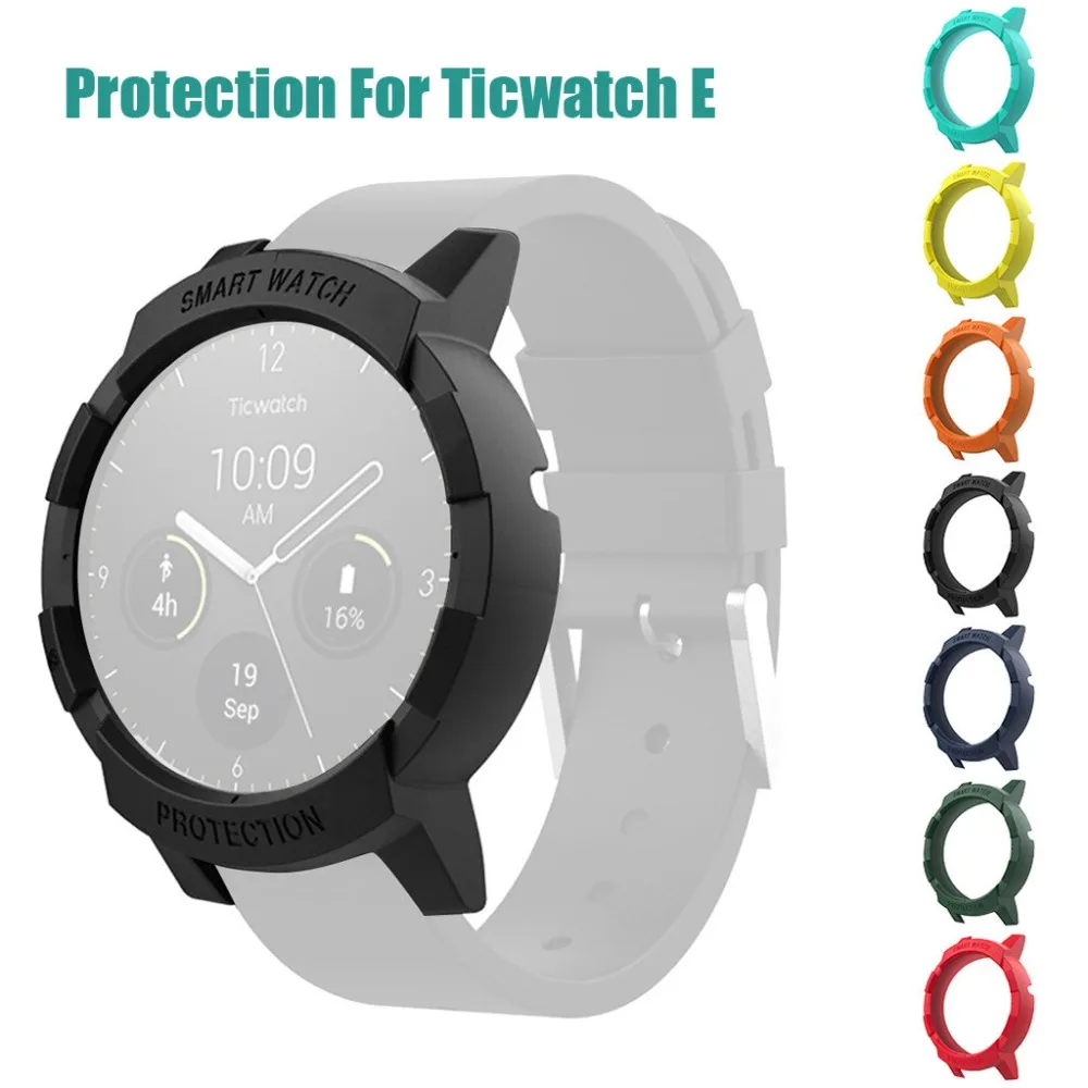 Жесткий чехол из поликарбоната для Ticwatch E ультратонкая Защита от царапин