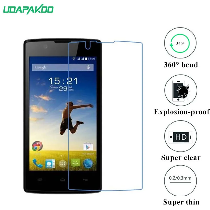 Udapakoo прозрачная закаленная (мягкое стекло) пленка для Fly FS401/Stratus 1 Nano