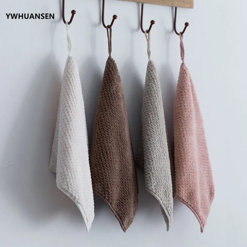 

YWHUANSEN 25*25cm Microfiber Saliva Towel For Babies Things For The Newborn Kids Face Hand Towel Small Handkerchief For Children