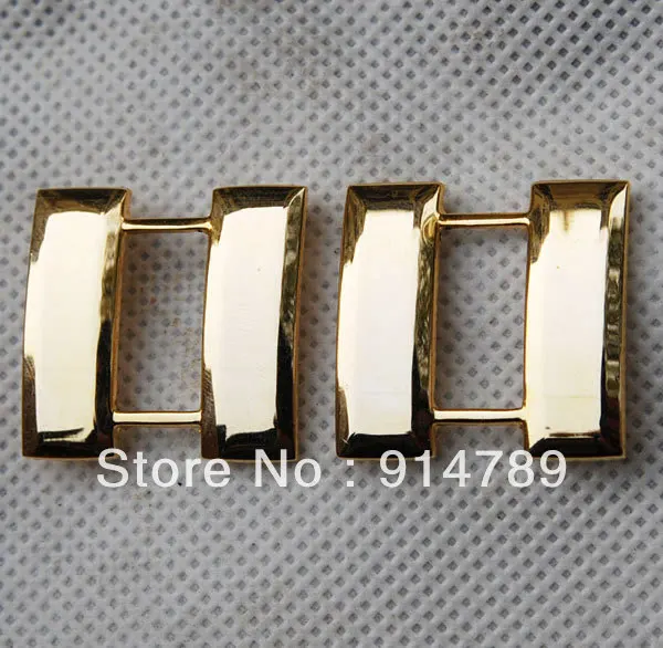 

WW2 PAIR U.S. US ARMY OFFICER'S CAPTAIN RANK INSIGNIA BADGES GOLD -32409