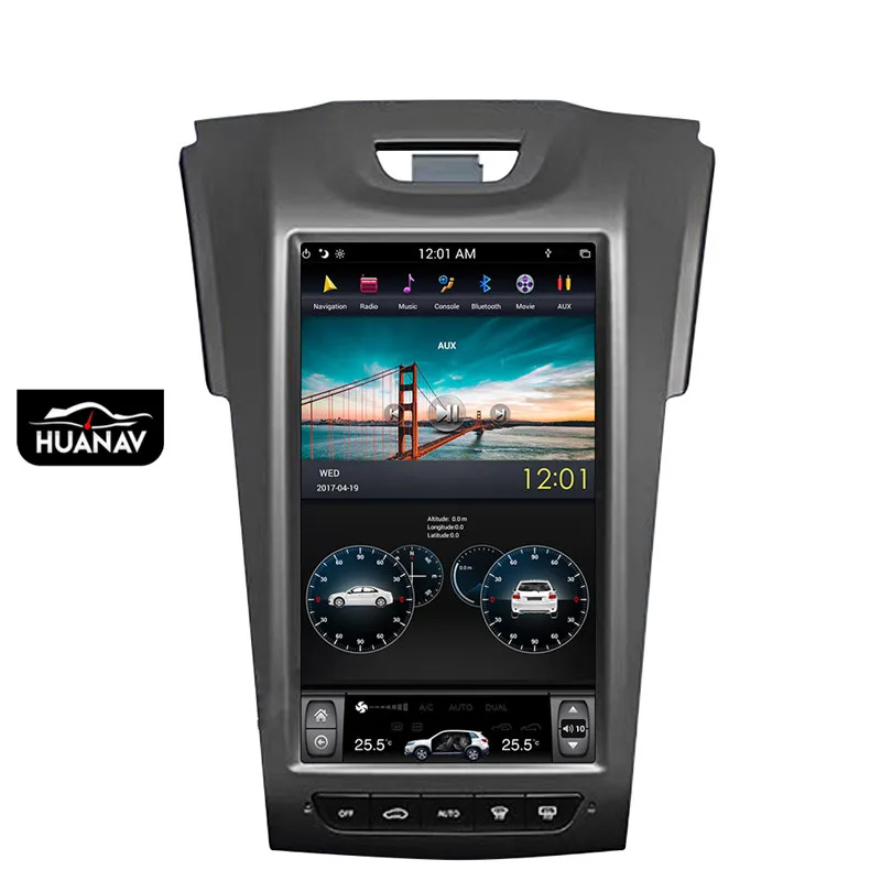 Автомобильный DVD плеер в стиле Tesla GPS навигатор для Isuzu D Max 2010 2019 Chevrolet S10 Trailblazer
