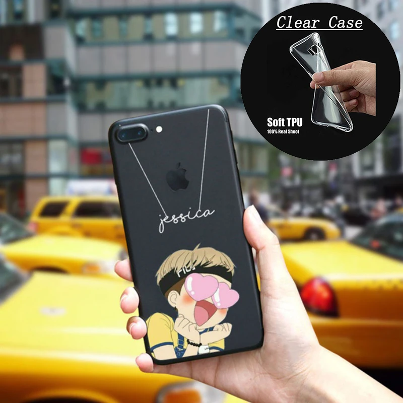 Чехол для iPhone 11 Pro XS XR Max 4 4S 5c 5 5S SE 6 6s 7 8 Plus X персональный мультяшный |