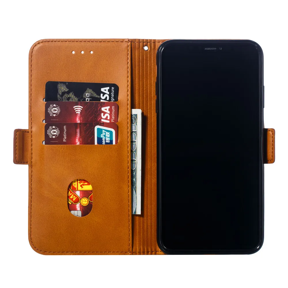 Простой кожаный флип-чехол для телефона чехол для Xiaomi 8 Lite 9 A1 A2 Redmi S2 3S Note 7 6 Pro 5 Plus 4 4X 4A с ремешком