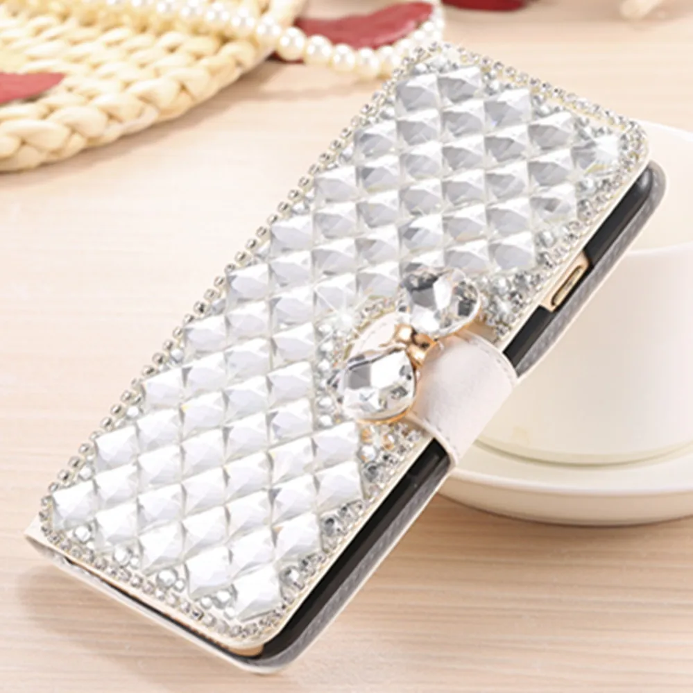 Алмазный Rhinestone Бумажник Case для Doogee X3 X5 X6 F3 F5 Pro макс Y100 Про Y300 Y200 T6 Y6 Kissme DG580