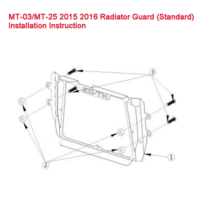 

Free Shipping For Yamaha MT-03 MT-25 2015 2016 Radiator Grille Grill Guard Cover Protector Black Blue Red 100% Brand New