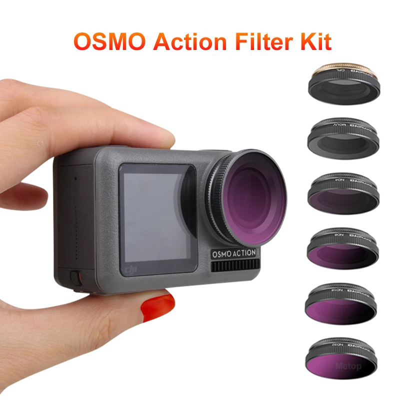 

Фильтры для камеры OSMO Action CPL/ND4/ND8/ND16/ND32 PL круговой поляризатор фильтр для DJI OSMO Acessories