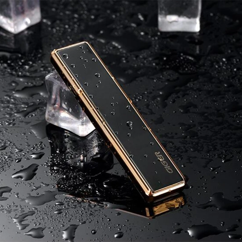 10 шт.. слайдер USB Электронная зажигалка портативная непламенная ветрозащитная