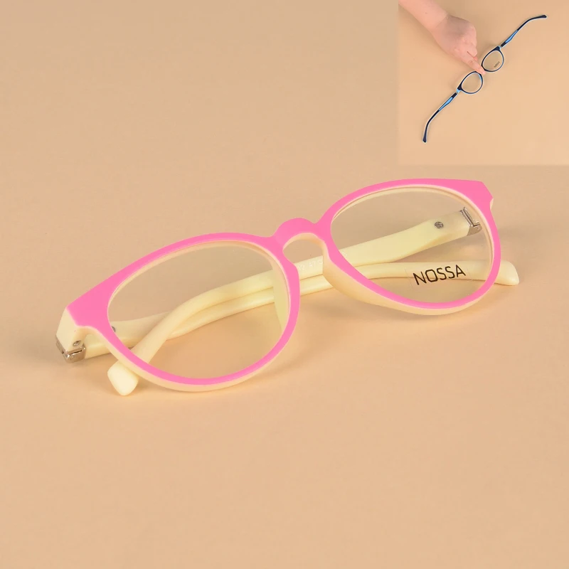 Новая модная Милая оправа для очков маленьких мальчиков и девочек суперлегкая TR90