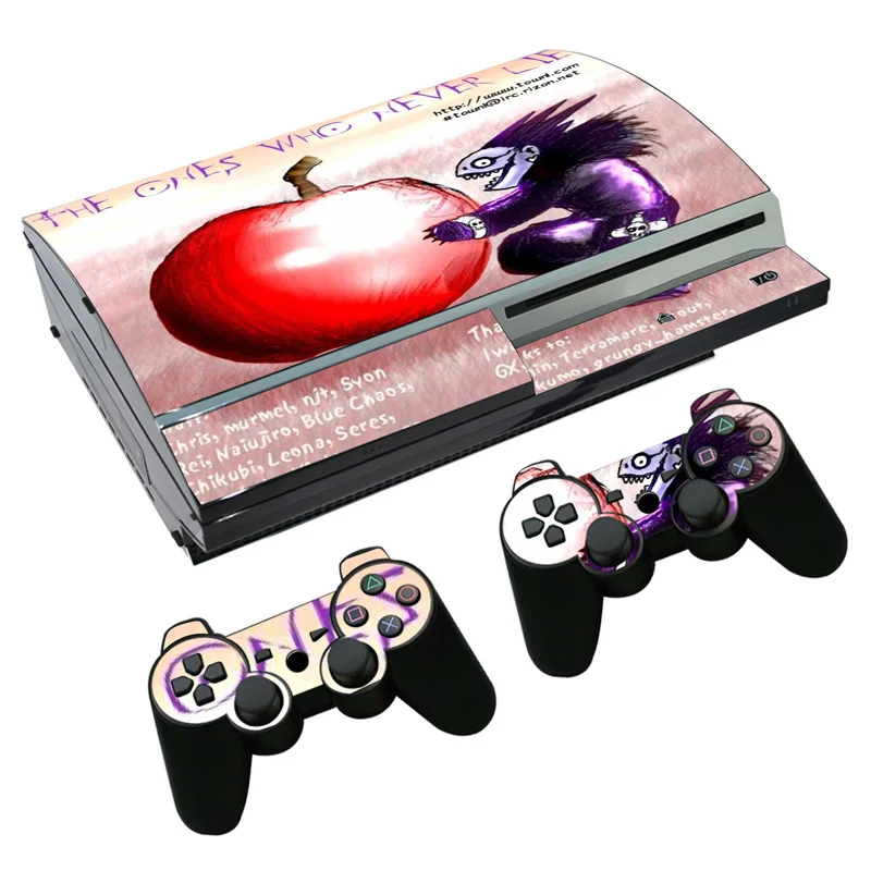Наклейка на кожу Death Note наклейка для PS3 Fat PlayStation 3 консоль и контроллеры Skins