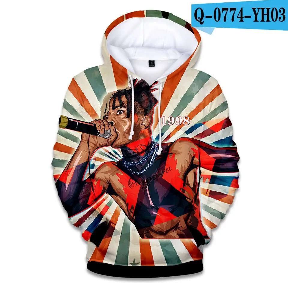color at picture Новые толстовки с 3D принтом Xxxtentacion модные худи и толстовки для мальчиков в стиле хип-хоп с 3D принтом Xxxtentacion - Цвет: color at picture