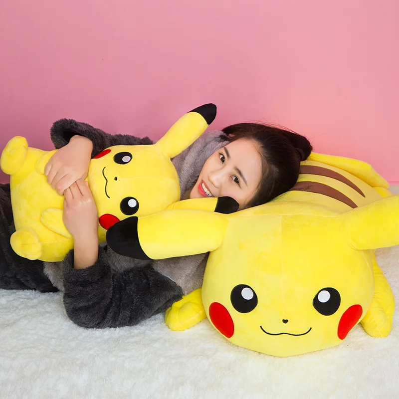 Плюшевые игрушки Pikachu 1 шт. 20 70 см милые мягкие в виде животных популярные для