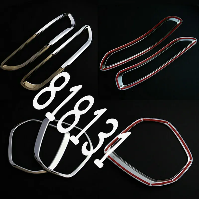 Автомобиль ABS хромированные передние + лампа заднего противотуманного фонаря