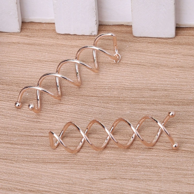 10 шт. женские заколки для волос шпильки укладки спиральные вращающиеся винты