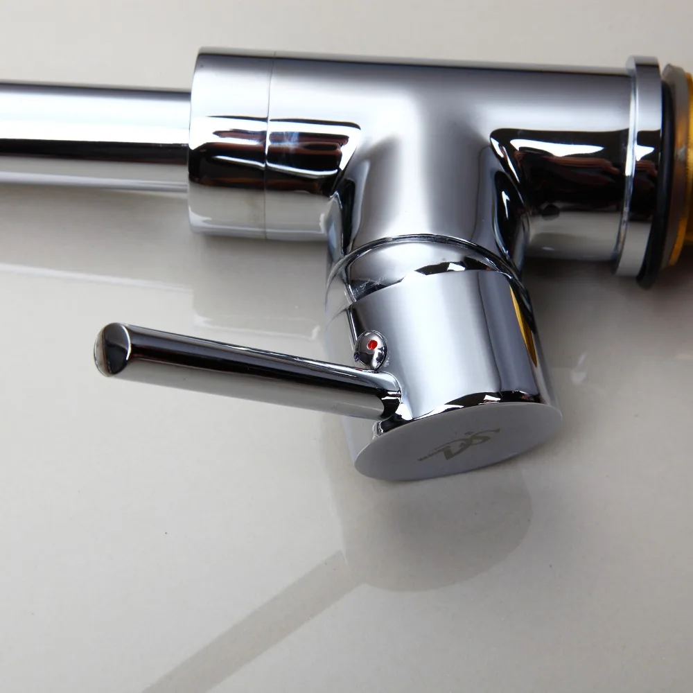 KEMAIDI 360 Поворотный Светодиодный светильник светодиодный Керамический Кран