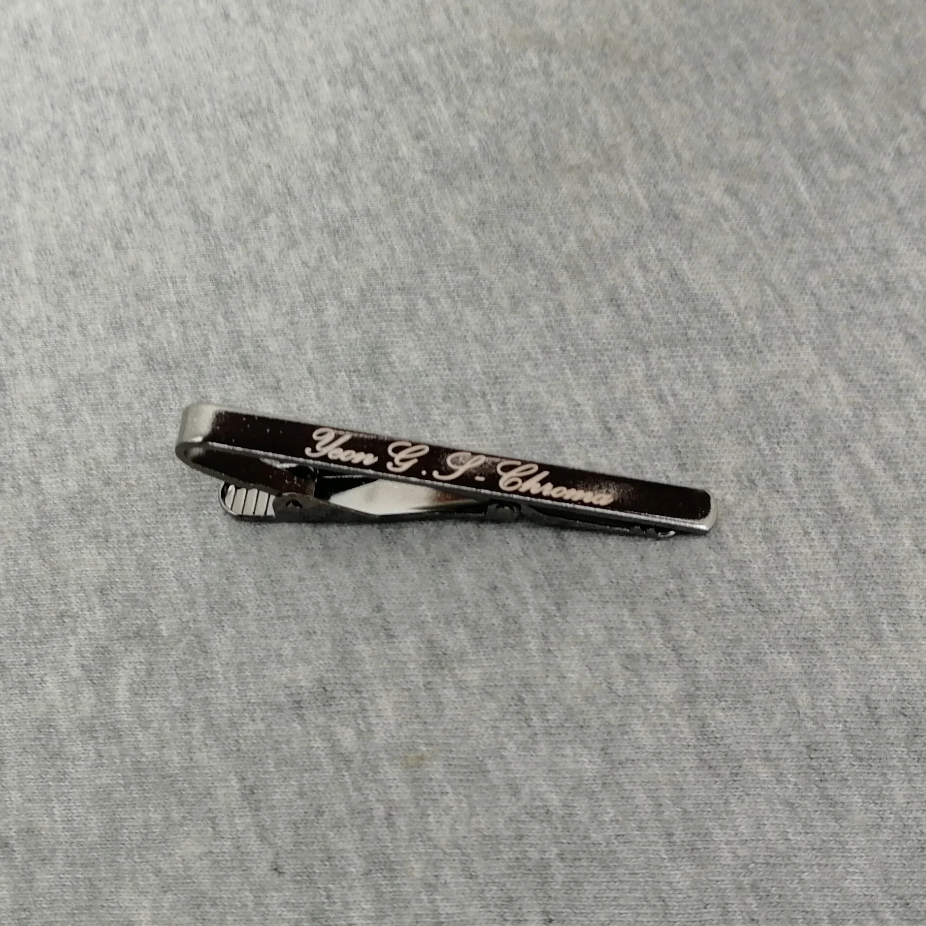 Хорошее качество персонализированный зажим для галстука мужчин на заказ