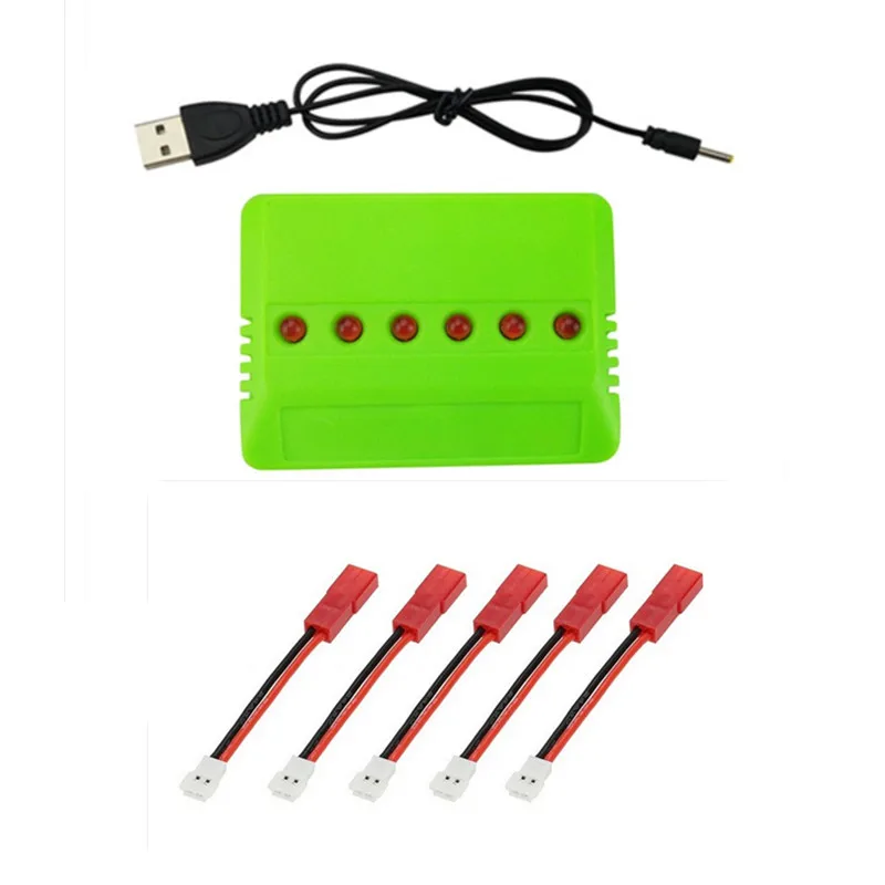 5 в 1 USB зарядное устройство с JST портом зарядный разъем кабель для 3 7 В lipo батареи
