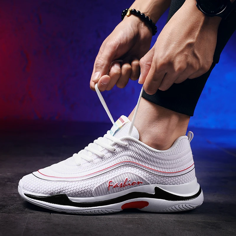 Новый выпуск мужские баскетбольные кроссовки 97 на открытом воздухе цвет белый