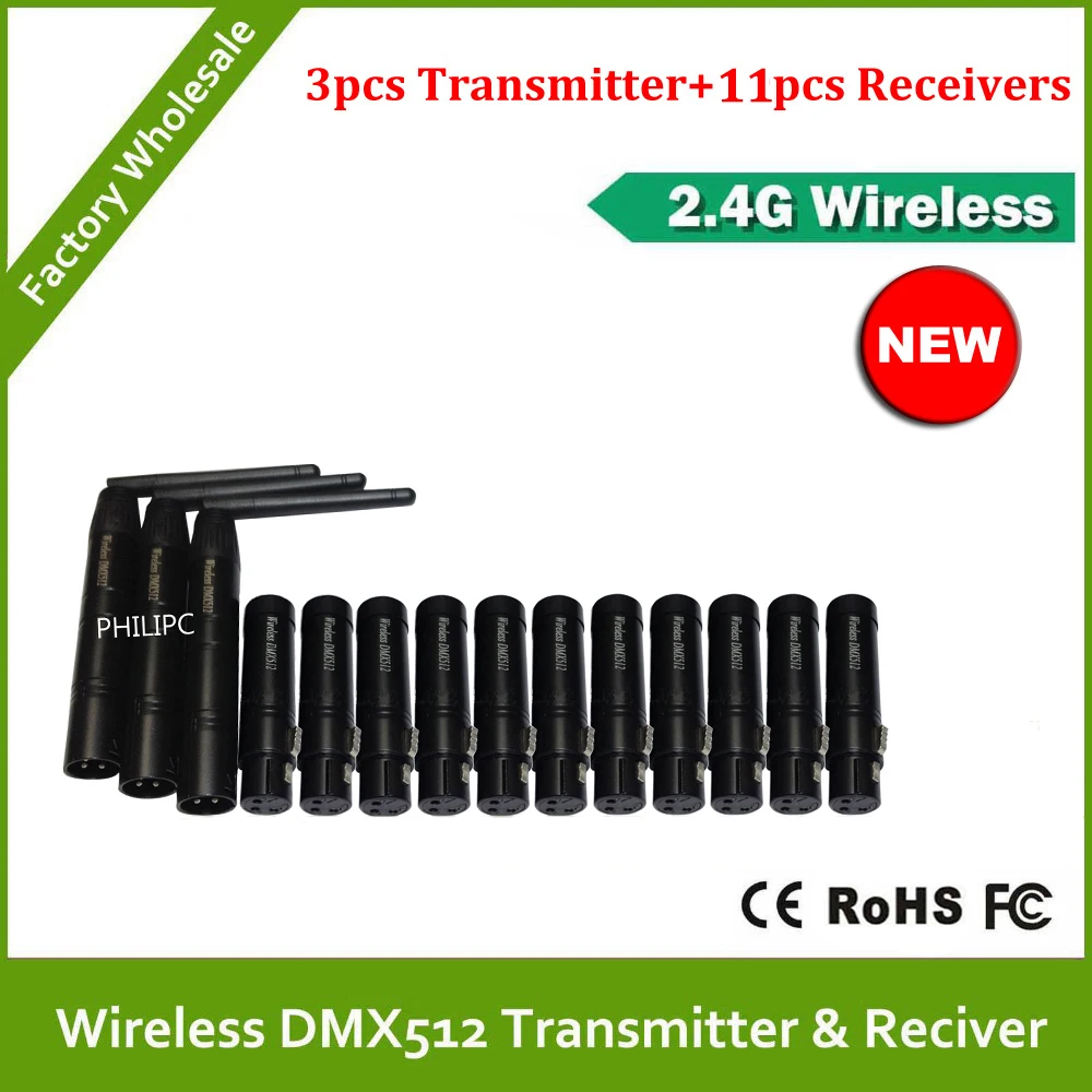 DHL Бесплатная доставка Беспроводная движущаяся головка DMX512 5 в постоянного тока