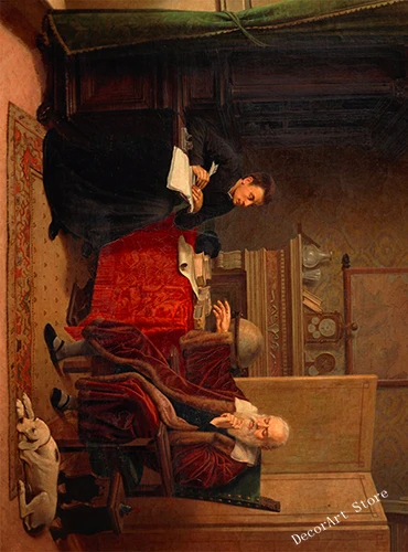 Scientist Astronomer Galileo Galilei холст живопись винтажная Настенная картина плакат из