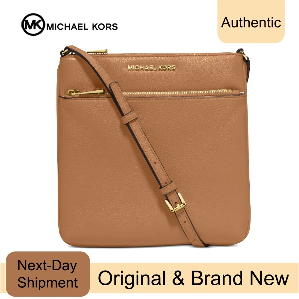 Майкл Корс Райли маленькая галька кожа через плечо (желудь/золото) роскошные