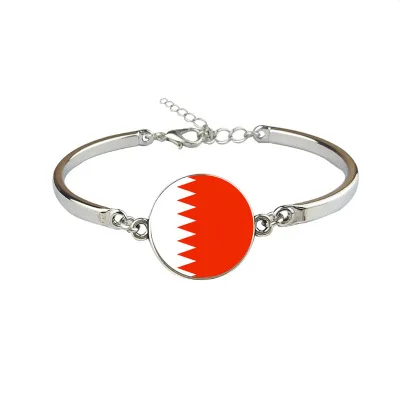 New Bahrain Flag Bangles Country Bracelets Jewellery | Украшения и аксессуары
