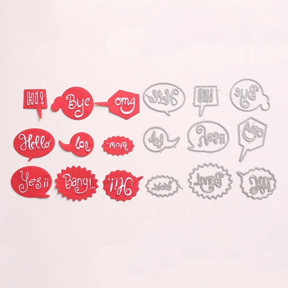 

New 158*145MM letter Metal Cutting Dies Stencils for Scrapbooking/photo album Decorative Embossing DIY Paper Card