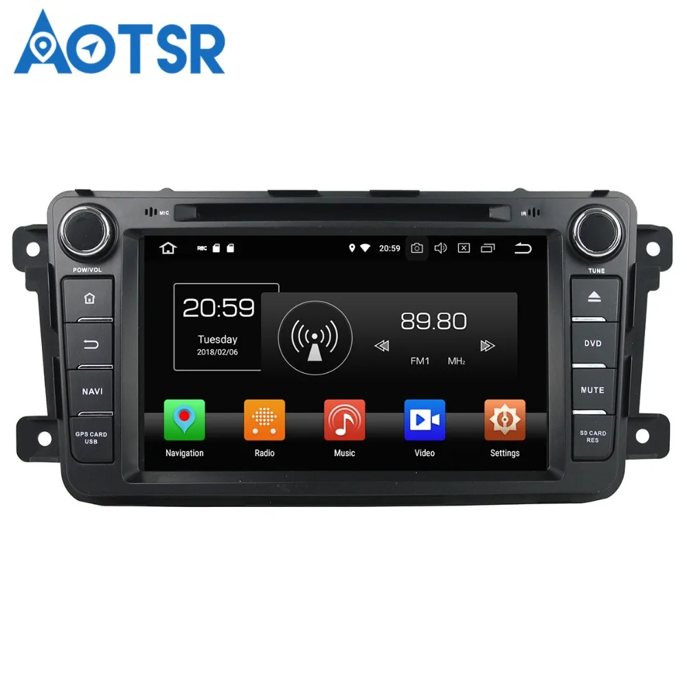 

Aotsr Android 8.0 7.1 GPS navigation Car DVD Player For Mazda CX-9 2012 2013 multimedia radio recorder 2 DIN 4GB+32GB 2GB+16GB
