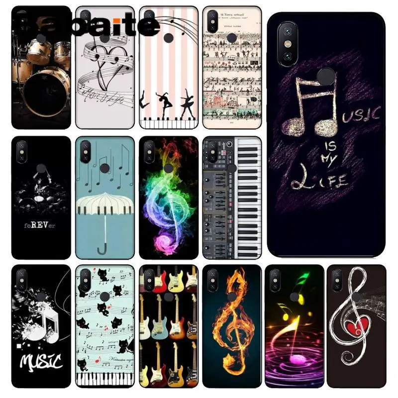 Мягкий чехол для телефона Babaite Music Is My Love Custom Photo redmi 5plus 5A 6pro 4X note5A note4x note7 6A