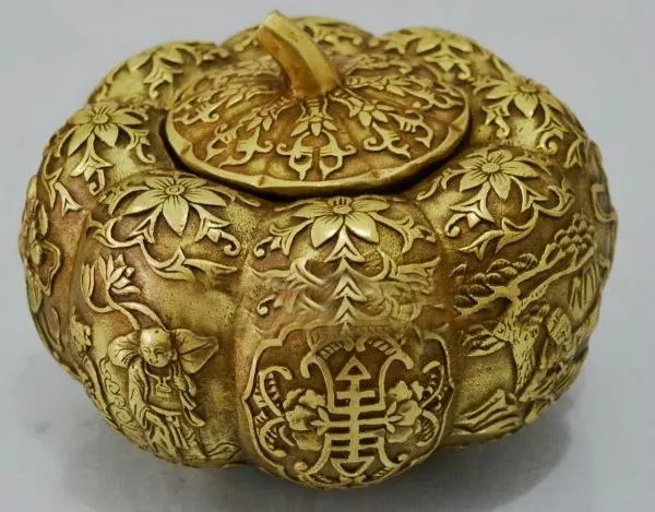 

Pure copper, pumpkin fumigating furnace, fengshui ornament