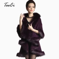 women faux fur coat long purple cardigan sweater cape shawl spring knitted sweater spring capes and poncho